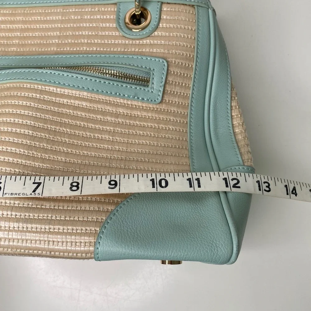 Spartina 449 Sea Salt‎ Bamboo Chic Satchel Bamboo Handle Crossbody Bag Coastal